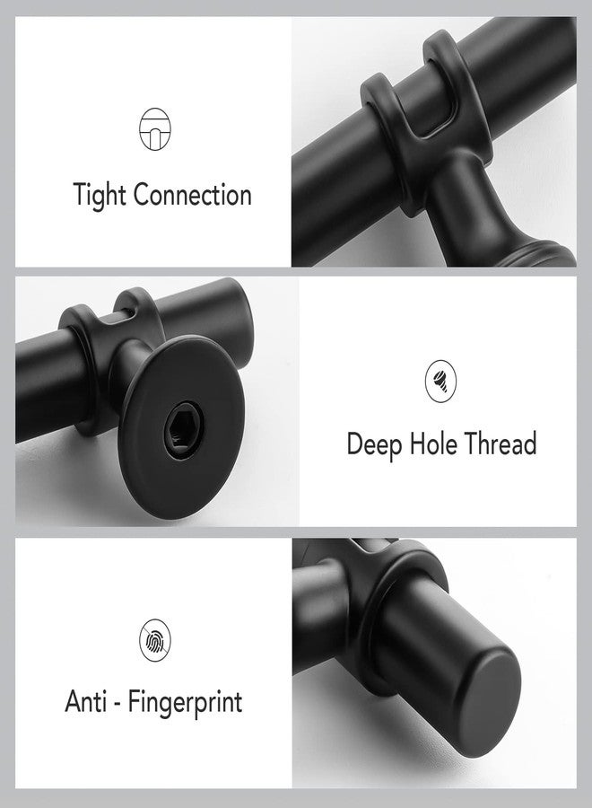 HomeExpert Home Expert Cabinet Handles Black Cabinet Pulls 10 Pack 5 Inch Hole Center - Image 5